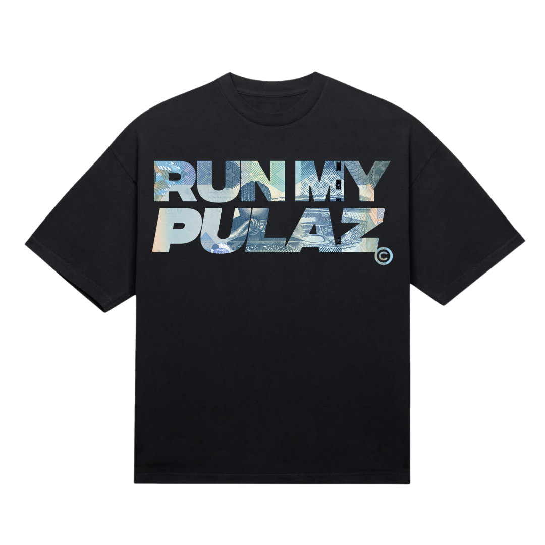 RUN MY PULAZ TEE BOTS 60 - BLACK