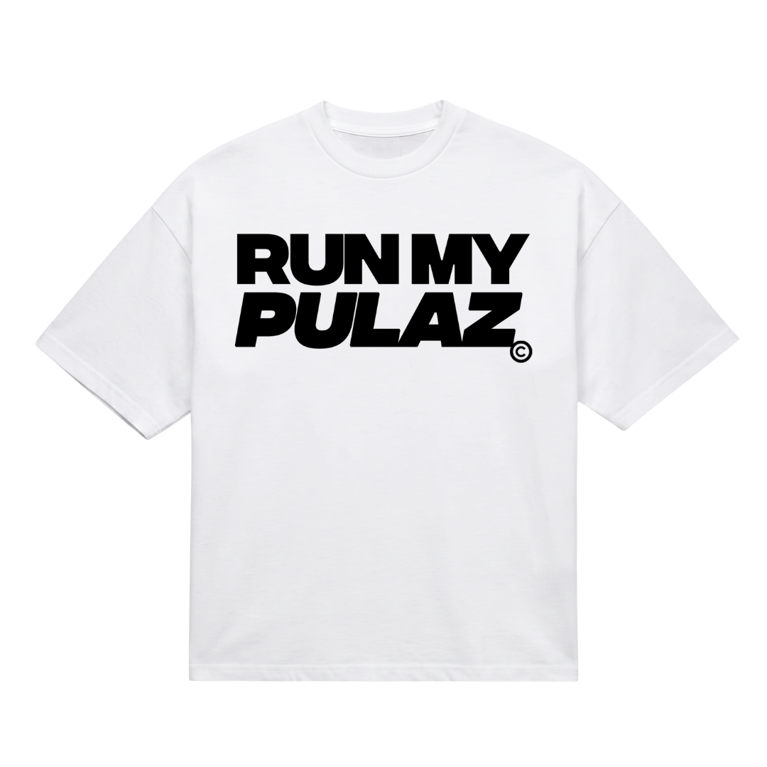 RUN MY PULAZ TEE - WHITE